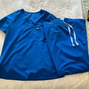 Figs Blue scrubs